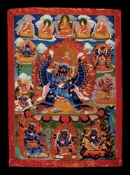 Tibet - Abschnitt von Yamantaka Thanka (Gedenkstätte)